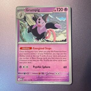 Pokemon TCG Grumpig 063/132